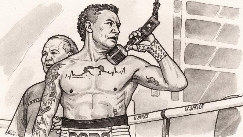 Popó no Spaten Fight Night (Foto: William Lucas e Gaspar Nóbrega / Inovafoto)