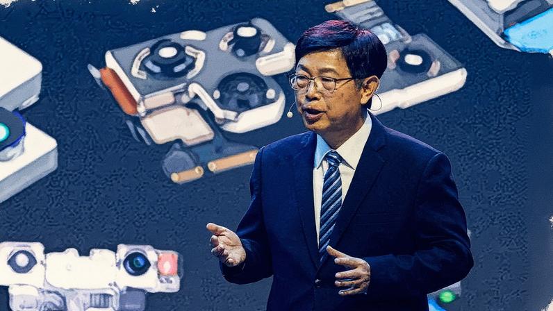 Presidente da Foxconn, Young Liu, fala durante evento em Taipei, em Taiwan