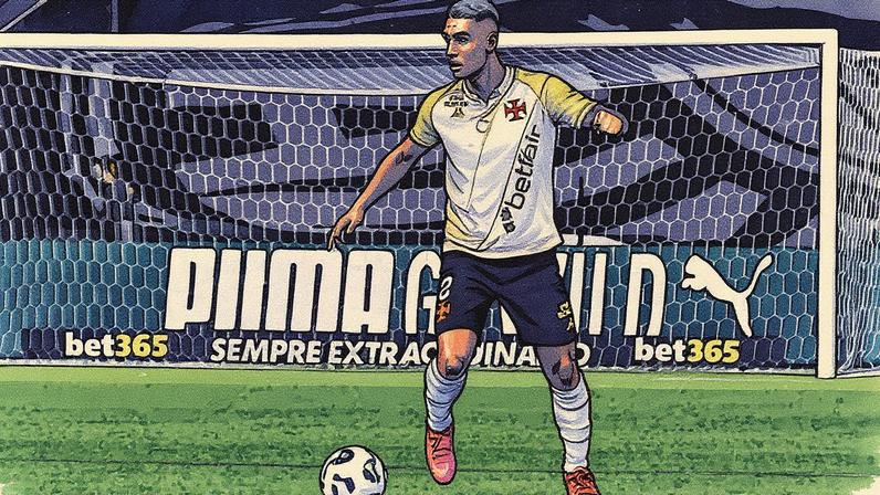 Puma Rodriguez, durante partida entre Palmeiras e Vasco da Gama, pelo Campeonato Brasileiro (Foto: Bruno Ulivieri/Ofotografico/Gazeta Press)