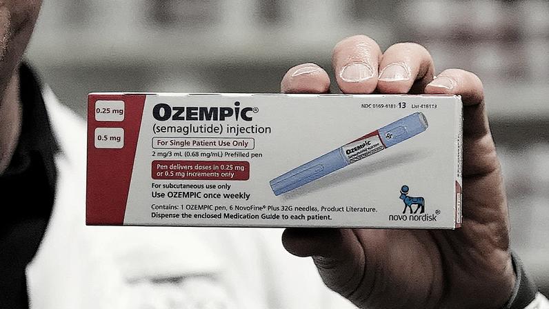 Fim do efeito Ozempic? Novo Nordisk corta guidance pela quarta vez no ano | A Novo luta para competir com a Eli Lilly no crescente mercado de medicamentos para obesidade. (Foto: George Frey/Bloomberg)