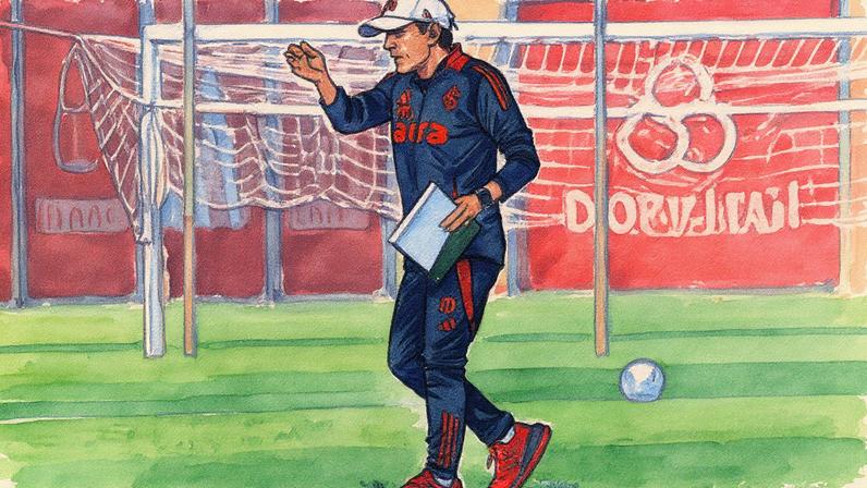 Ramón Díaz, técnico do Internacional, em treino no CT Parque Gigante (Foto: Ricardo Duarte/SC Internacional)