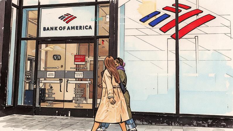 BofA faz Investor Day após 15 anos e diz que pode entregar lucro e retorno mais altos | Embora as ações do Bank of America tenham subido 20% este ano, isso é menos do que os cinco maiores pares da empresa nos EUA (Foto: Bloomberg)