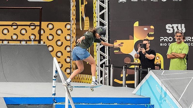 Rayssa Leal no STU do Rio 2024 (Foto: Julio Detefon / STU)