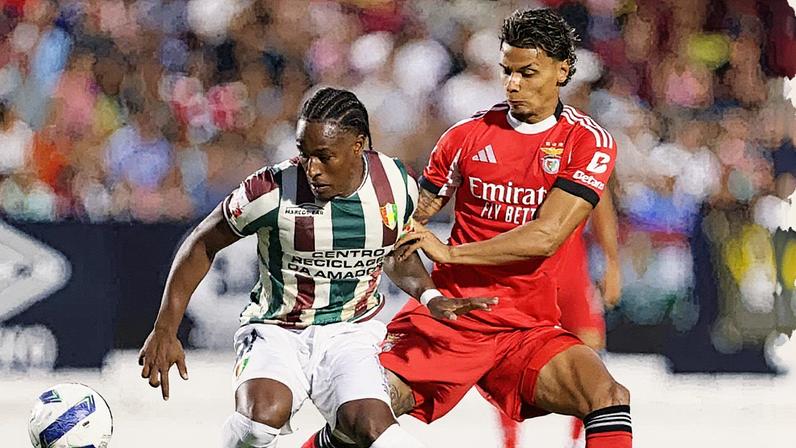 Richard Ríos foi campeão brasileiro pelo Palmeiras, em 2023 (Foto: Miguel Schincariol/AFP)