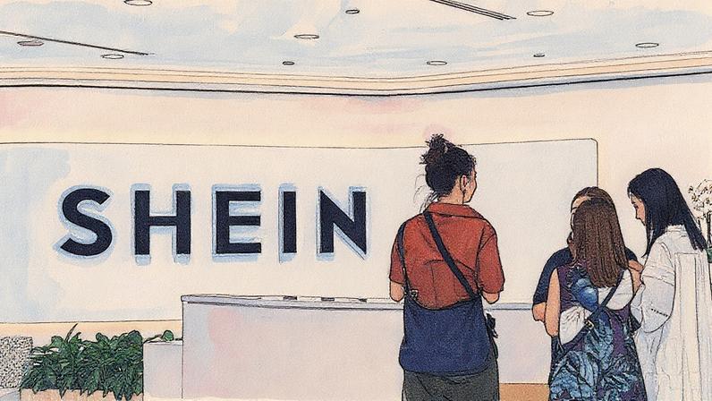 Shein dribla tarifas e dobra previsão de lucro para o ano para US$ 2 bilhões | Signage at the Shein Group Ltd. headquarters in Singapore, on Monday, June 19, 2023. Fast-fashion giant Shein will strengthen its presence in Europe and Mexico, including selling more locally made products, in a bid to diversify its China-centric supply chain. Photographer: Ore Huiying/Bloomberg