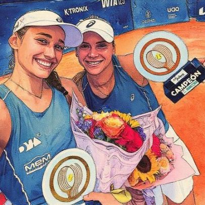 Dupla brasileira atropela adversárias e conquista WTA 125 de Cáli