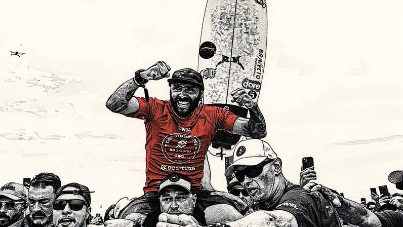 Jadson André vence etapa da WSL no Espírito Santo após jejum