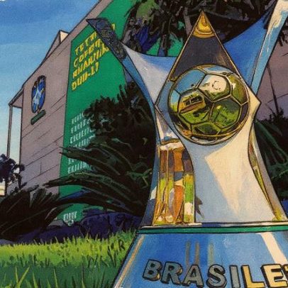 Taça do Brasileirão será entregue ao Flamengo caso conquiste título contra o Ceará