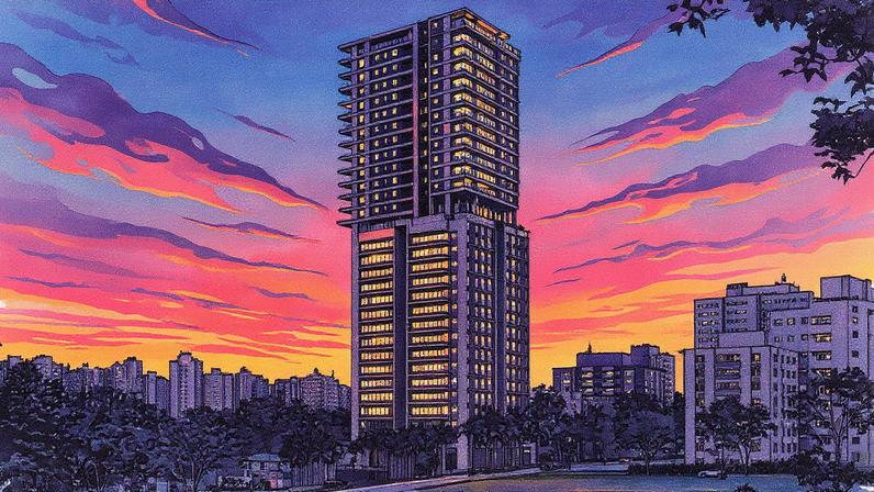 No Paraíso, a torre residencial se integra a 800 m² de mata nativa preservada, uma raridade na paisagem urbana paulistana