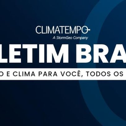 Calor, ar seco e risco de temporais em várias regiões do Brasil
