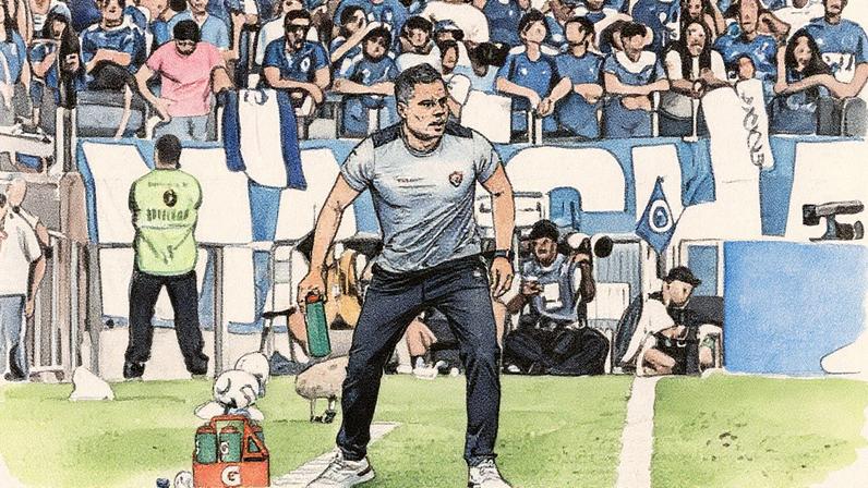 Jair Ventura em Cruzeiro x Vitória (Foto: Victor Ferreira / EC Vitória)