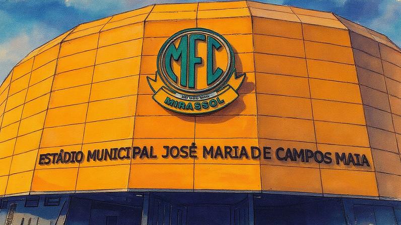 Estádio José Maria de Campos Maia, o Maião — Foto: Divulgação/Agência Mirassol