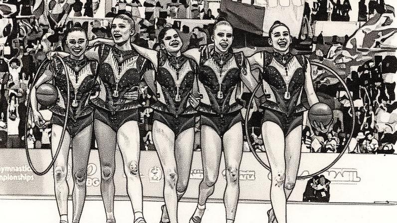 Ginástica Rítmica do Brasil se apresenta ao som de Lady Gaga