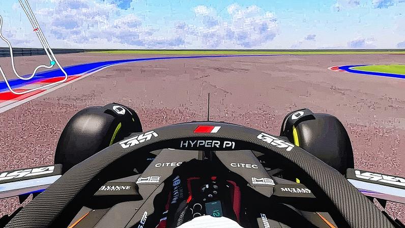 Volta rápida de um F1 no novo autódromo do Rio, em Guaratiba (foto: Kauhan Fiaux / Lance!)