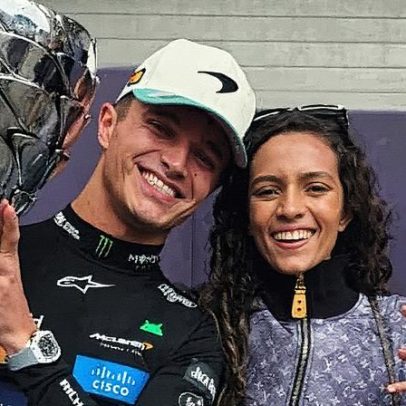 Rayssa Leal celebra Norris, campeão do GP Brasil em vídeo