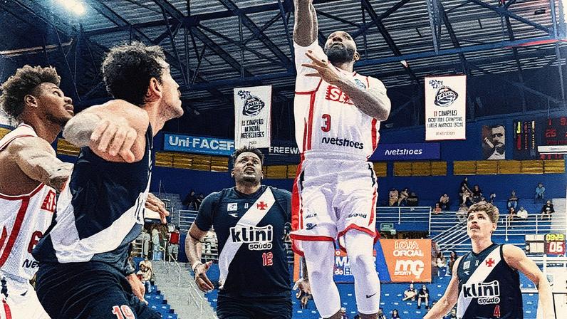 Franca venceu o Vasco por 103 a 61 no Ginásio Pedrocão (Foto: Reprodução / Instagram)