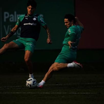 Palmeiras mantém treino; Abel tem dúvida no meio-campo
