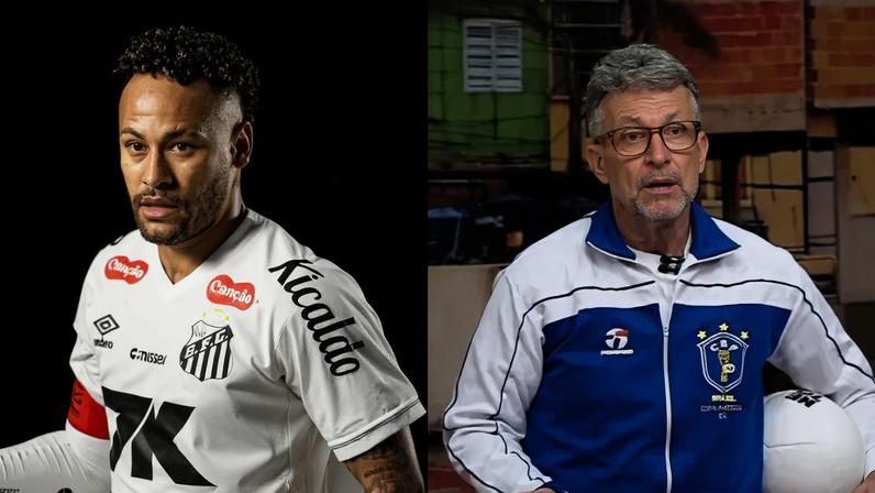 Neymar e Neto (Foto: Reprodução/Divulgação)