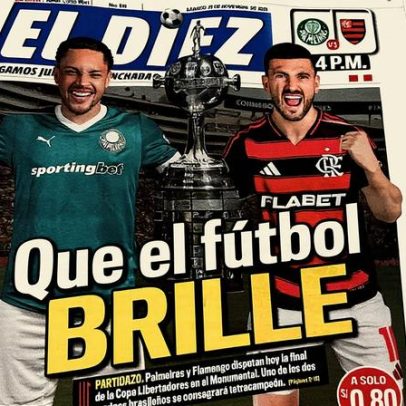 Jornal peruano destaca final da Libertadores entre Palmeiras e Flamengo