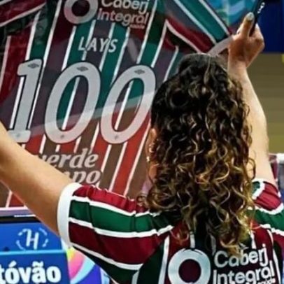 Lays completa 100 jogos pelo Fluminense