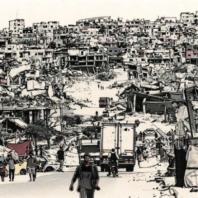 Tendas de 13 mil famílias deslocadas sofrem com chuvas de inverno em Gaza
