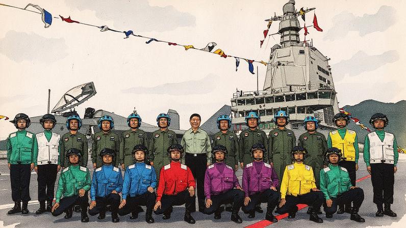 China apresenta navio de guerra mais avançado em duelo naval com os EUA