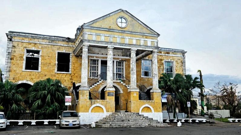 The Falmouth Courthouse, a 19th-century Georgian colonial building, was damaged by Hurricane Melissa Courtesy National Museum Jamaica
