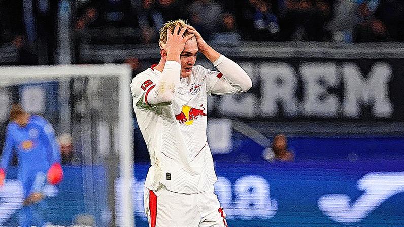 Conrad Harder, avançado do Leipzig e ex-Sporting - Foto: IMAGO