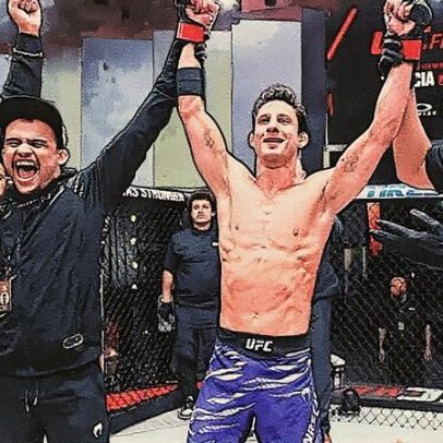 Allan Puro Osso fatura com finalização no UFC ao lado de Do Bronx