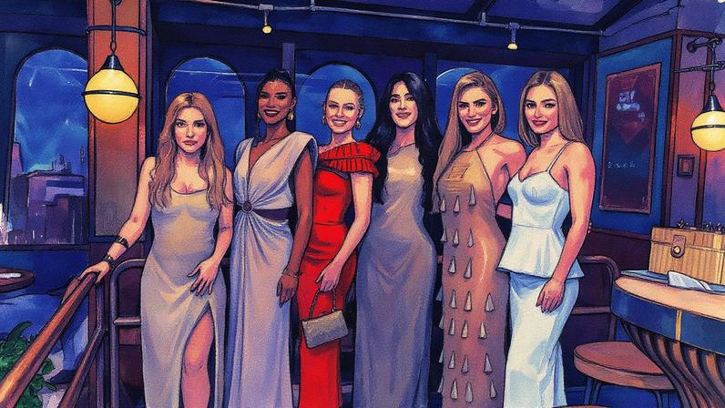 Amanda Meirelles, Jakelyne Oliveira, Isabella Cecchi, Deniziane Ferreira, Erika Schneider e Paula Von Sperling — Foto: Natalia Rampinelli/ Agnews