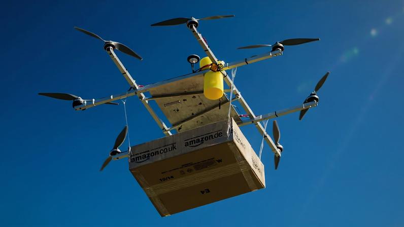 Esse foi o segundo incidente envolvendo drones da Amazon em menos de dois meses (Peter Endig/picture alliance/Getty Images)