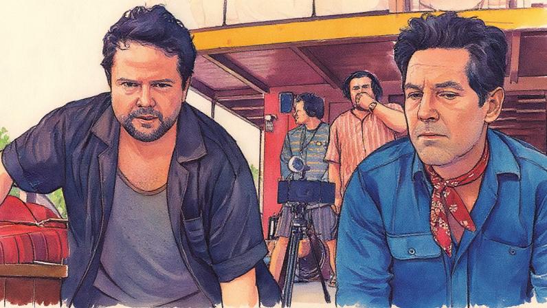 Selton Mello e Paul Rudd em 'Anaconda' — Foto: Divulgação/Sony Pictures