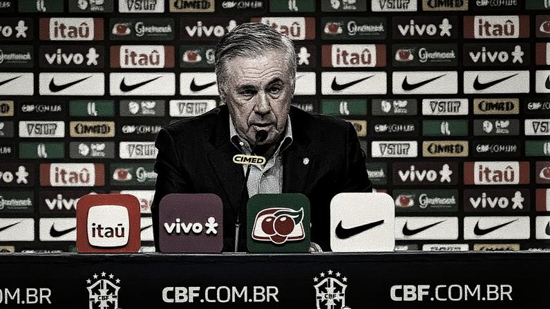 Ancelotti convocou a Seleção para os amistosos contra Senegal e Tunísia (Foto: Rafael Ribeiro / CBF)