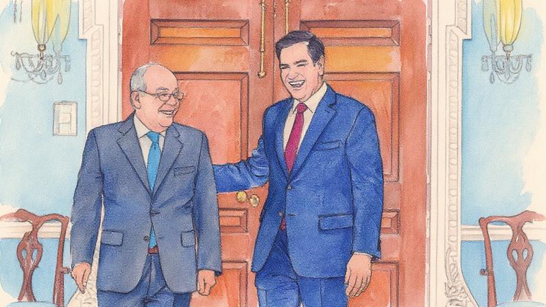 Vieira afirmou que novo encontro com Marco Rubio foi positivo. (Foto: JIM LO SCALZO / EFE)