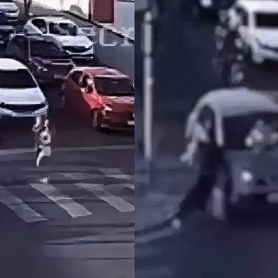 Bebê fica preso em capô de carro após atropelamento na Paraíba