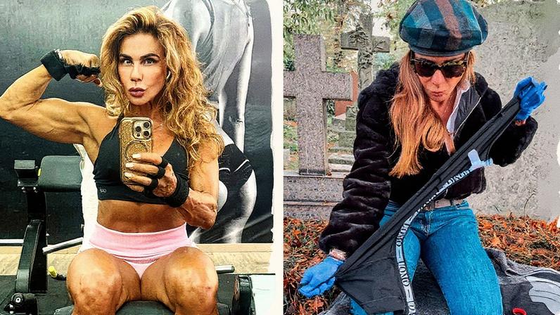 Andréa Sunshine, a vovó fitness — Foto: Divulgação