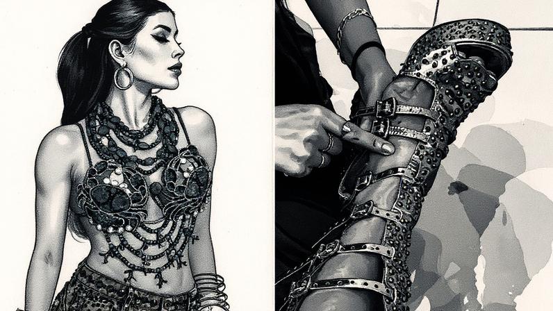 Jaquelline Grohalski mostrou situação dos pés ensaio na Grande Rio — Foto: Reprodução/Instagram