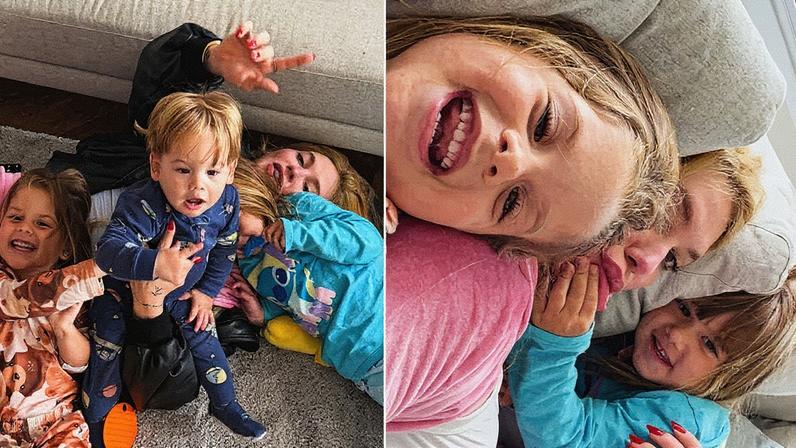 Virginia Fonseca com os filhos — Foto: Reprodução/Instagram