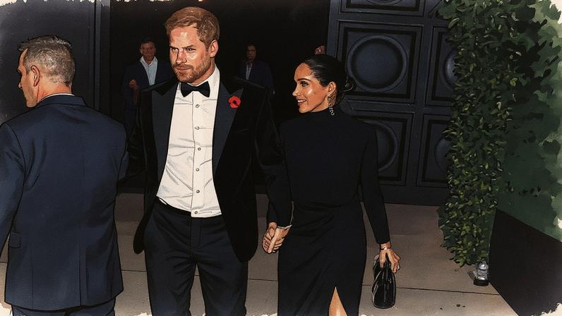 A palace insider said the couple’s appearance at the party, which was attended by a slew of celebrities, “shows that Harry is so far removed from the rest of the [royal] family.”