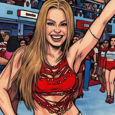 Musa do Salgueiro é bailarina e não dispensa aulas de samba