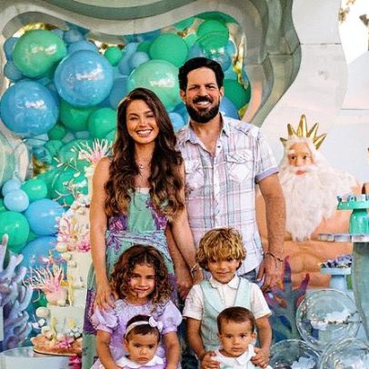 Biah Rodrigues se declara para filha ao lado de Sorocaba em fotos do aniversário