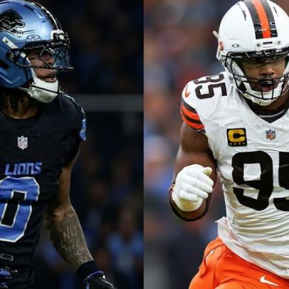 Jahmyr Gibbs e Myles Garrett são destaques da Semana da NFL