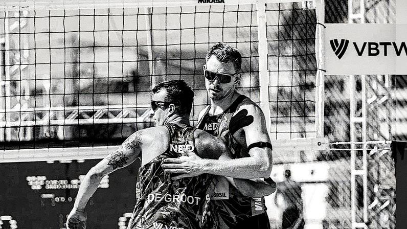 Boermans e De Groot em ação no Elite 16 (Foto: Volleyball World)