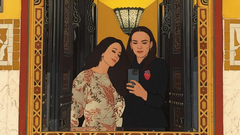 Alice Braga e a namorada, Renata Brandão — Foto: Reprodução/Instagram