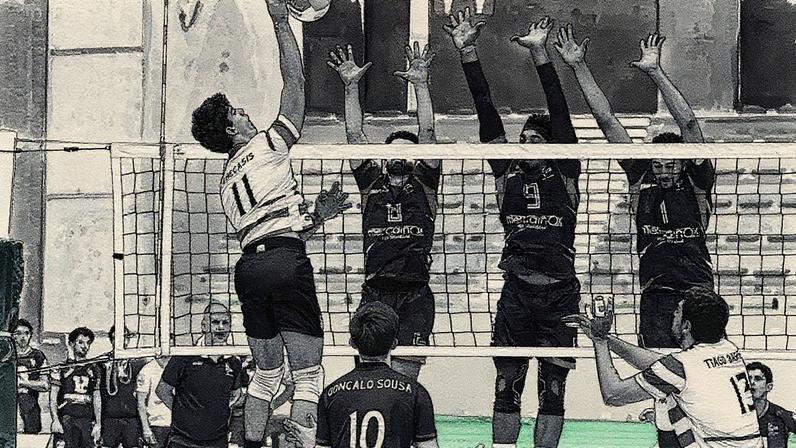 Sporting impôs-se ao Santo Tirso na 4.ª jornada da Liga de voleibol (foto Sporting CP)