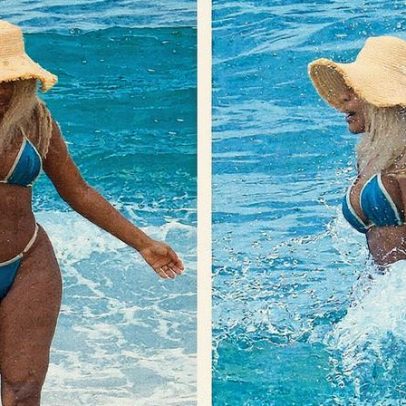 Cariúcha se arrisca na praia carioca e leva caldo