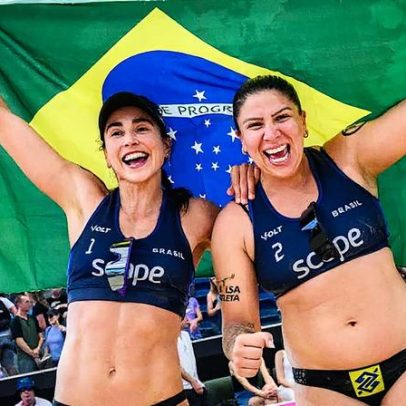 Brasil conquista bronze e amplia recorde no Mundial de Vôlei de Praia
