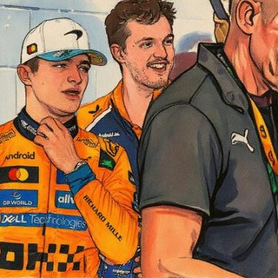 Lando Norris dá conselho a Antonelli