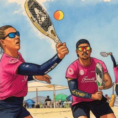 Etapa de Copacabana definirá rei e rainha do beach tennis carioca