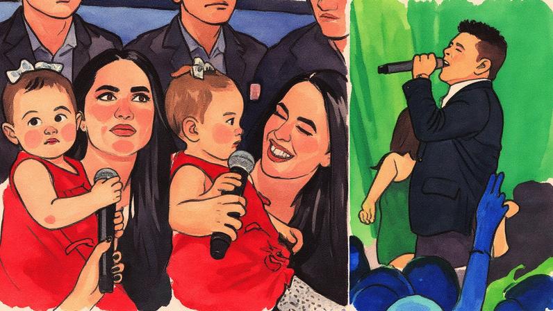 Clara, filha de Zezé Di Camargo e Graciele Lacerda — Foto: Léo Franco/AgNews